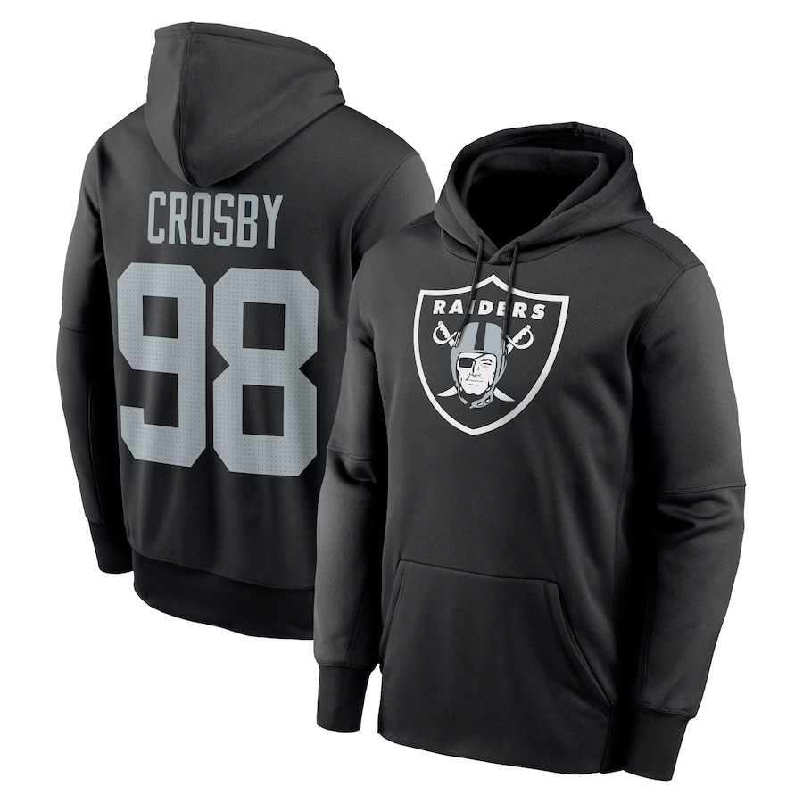 Men Oakland Raiders #98 Crosby black Hoodie0819->oakland raiders->NFL Jersey
